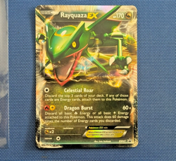 Rayquaza EX BW47 Black & White Holo Promo Rarity Card Lightly Played - Image 1