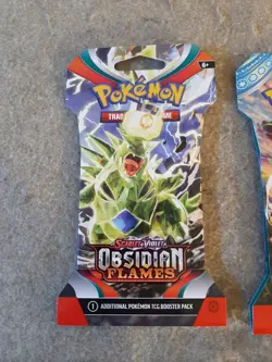 9 Pokemon Booster Packs TCG Trade Cards Scarlet & Violet Sword & Shield Shield + - Image 2