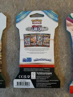 9 Pokemon Booster Packs TCG Trade Cards Scarlet & Violet Sword & Shield Shield + - Image 5