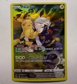 Pikachu TG05/TG30 Brilliant Stars Trainer Gallery Holo Pokemon Card LP-NM - Image 1