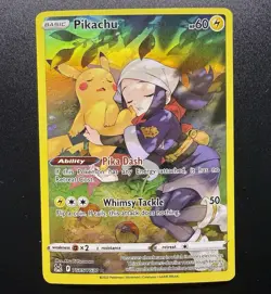 Pikachu TG05/TG30 Brilliant Stars Trainer Gallery Holo Pokemon Card LP-NM - Image 2