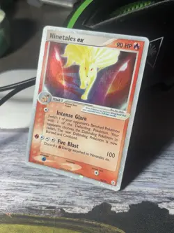 Pokemon Ninetales ex Ultra Rare Holo EX 96/101 EX Hidden Legends 90 HP 2004 Card - Image 1