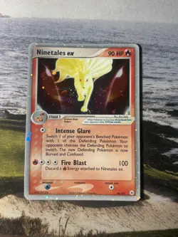 Pokemon Ninetales ex Ultra Rare Holo EX 96/101 EX Hidden Legends 90 HP 2004 Card - Image 3