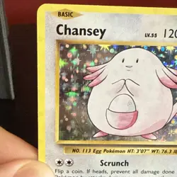 Pokemon TCG Chansey 70/108 XY Evolutions Holo Rare Card LP - Image 4