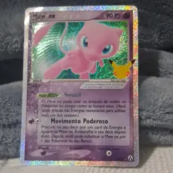 Pokemon Mew EX 100/101 2006 Rare Holo Portuguese TCG Card Psychic Basic - Image 1