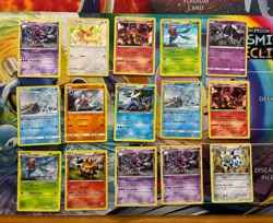 Pokemon Card Lot Holo Cracked Ice Ninetales Eevee Hoopa - Image 1