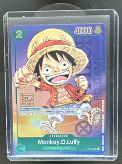 One Piece Card Game 1st Anniversary Tournament Set Monkey D Luffy #P-037 - Image 1