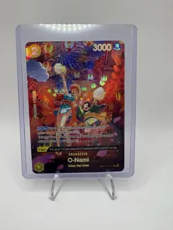 One Piece O-Nami Special Holo Character Card OP06-101 ALT ART SEC - Image 1