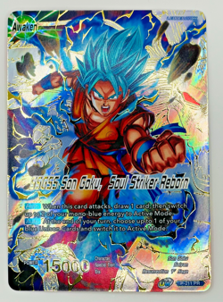 SSGSS Son Goku Soul Striker Reborn GOLD STAMP Foil Dragon Ball Super Card | LP - Image 1