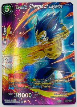 Vegeta, Strength of Legends - FOIL History of Vegeta | Dragon Ball Super Card NM - Image 1