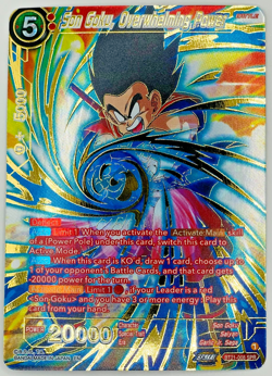 Son Goku Overwhelming Power SPR Foil Card BT21-08 Dragon Ball Super Card Game LP - Image 1