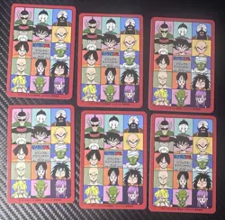 Dragon Ball Z Carddass Visual Adventure Lot Of 6 Cards PRISM TCG BANDAI - Image 2