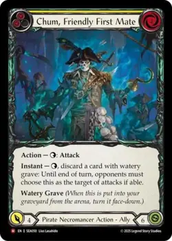 Flesh and Blood FAB Chum, Friendly First Mate NM 1st EditionNormal High Seas - Image 1