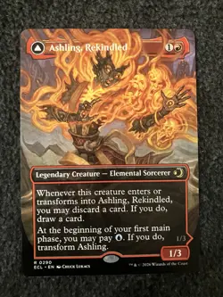 Magic The Gathering MTG - Ashling, Rekindled (Borderless) - Lorwyn Eclipsed - Image 1