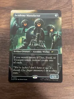 MTG Foil Academy Manufactor Borderless Fallout Secret Lair Bonus - Image 1