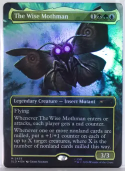 The Wise Mothman [New, Near Mint] *Rainbow Foil* {Fallout SLD} - Image 2