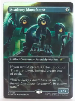 Academy Manufactor (7094) [New, Near Mint] *Rainbow Foil* {Fallout SLD} - Image 1