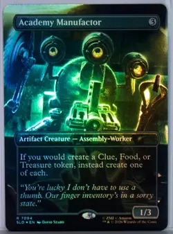 Academy Manufactor (7094) [New, Near Mint] *Rainbow Foil* {Fallout SLD} - Image 2