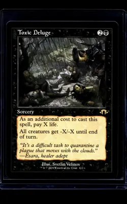 2024 MTG Magic The Gathering MH3 Modern Horizons 3 Retro Frame #412 Toxic Deluge - Image 1