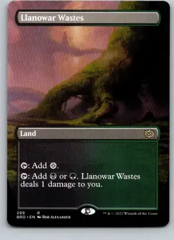 Llanowar Wastes | The Brothers’ War BRO 299 | NM | MTG - Image 1