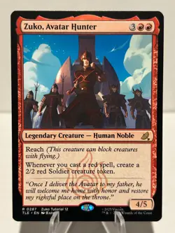 Zuko, Avatar Hunter 287 R Avatar: The Last Airbender Eternal-Legal Normal NM MTG - Image 1