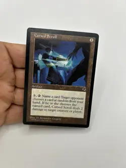 VINTAGE Magic The Gathering Tempest Cursed Scroll MTG TCG CCG MINT UNPLAYED - Image 5