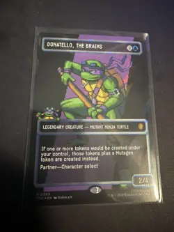 Donatello, the Brains (0085) (Borderless) (Surge Foil) TMNT MTG - Image 1