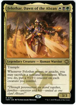 Felothar, Dawn of the Abzan (Foil) - 0184 - Tarkir Dragonstorm - MTG - NM/M - Image 1