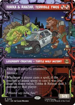 NM Showcase Tokka & Rahzar, Terrible Twos, MTG, TMNT, Magic the Gathering, 252 - Image 1