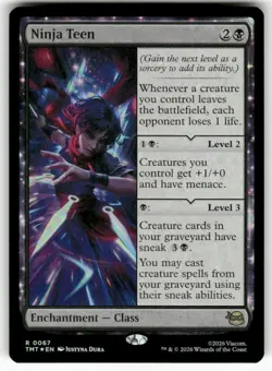Ninja Teen 67 NM Foil MTG TMT Magic - Image 1