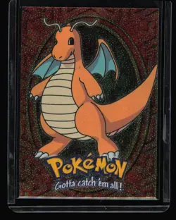 Dragonite [Foil] #E12 Pokemon 1999 Topps Movie Evolution - Image 1