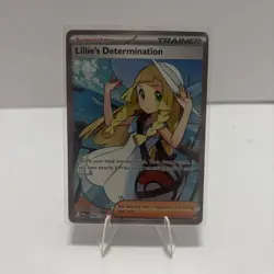 Pokemon TCG Mega Evolution Lillie’s Determination Full Art Trainer Card 169/132 - Image 1