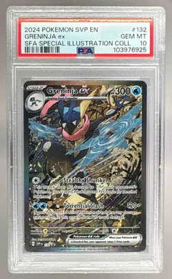 103976925 Greninja ex 2024 Pokemon SV Shrouded Fable Promo - SVP EN #132 PSA 10 - Image 1