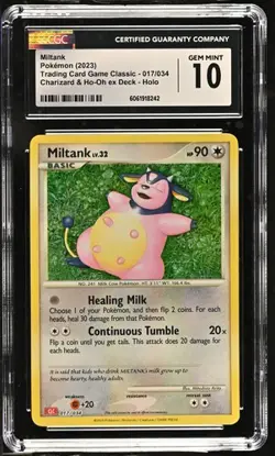 Pokemon Miltank 2023 Trading Card Game Classic 017/034 Holo CGC 10 - Image 1