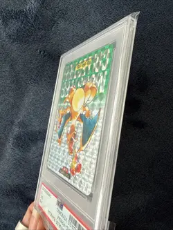PSA 5 Charizard Carddass Bandai PRISM Green Japanese Pokemon 1996 - Image 4