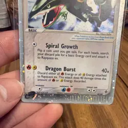 Pokemon Rayquaza ex 97/97 EX Dragon Ultra Rare Holo Card 2003 100 HP - Image 3