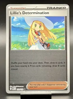 Pokemon Lillie's Determination 119/132 Reverse Holo Mega Evolution NM - Image 1