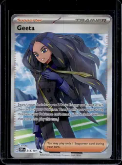 2023 Pokemon SV Obsidian Flames - OBF EN Geeta #218/197 - Image 1