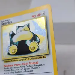1999 Pokemon Jungle Snorlax 11/64 Holo No Symbol ERROR MP/LP - Image 5
