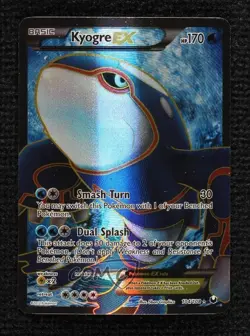 Full Art - Kyogre EX Pokemon Black & White Dark Explorers #104 - Image 1