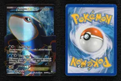 Full Art - Kyogre EX Pokemon Black & White Dark Explorers #104 - Image 3
