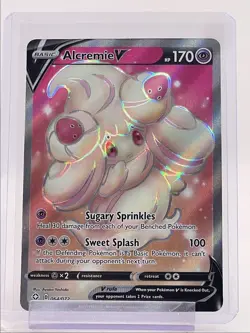 ALCREMIE V 2021 POKEMON SWSH SHINING FATES RARE 064/072 Q2386 - Image 1