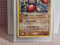 2005 Pokemon Ex Unseen Forces - Hitmonchan Rev Foil #24 - PSA 8 - Image 3