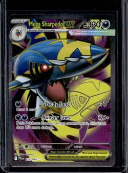 2025 Pokemon Phantasmal Flames Mega Sharpedo ex Ultra Rare #113/094 - Image 1