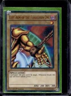 2015 Yu-Gi-Oh! 1st Edition Exodia Deck Left Arm of the Forbidden One #YGLD-ENA21 - Image 1