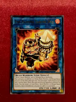 Fire Fighting Daruma Doll FLOD-EN051 Yu-Gi-Oh! 1st Edition Rare - Unplayed Mint+ - Image 1