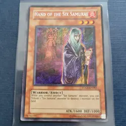 Yu-Gi-Oh! Hand of the Six Samurai TDGS-EN085 Secret Rare LP *FREE SHIPPING* - Image 1