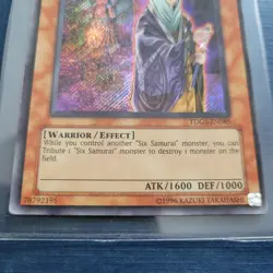 Yu-Gi-Oh! Hand of the Six Samurai TDGS-EN085 Secret Rare LP *FREE SHIPPING* - Image 3