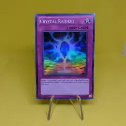 Yugioh - Crystal Raigeki (RYMP-EN055) - Super Rare 1st Edition - Image 1