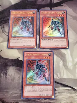 Yugioh - The Six Samurai - Yariza RYMP-EN090 NM 1st ed Ultra Rare x3 - Image 1